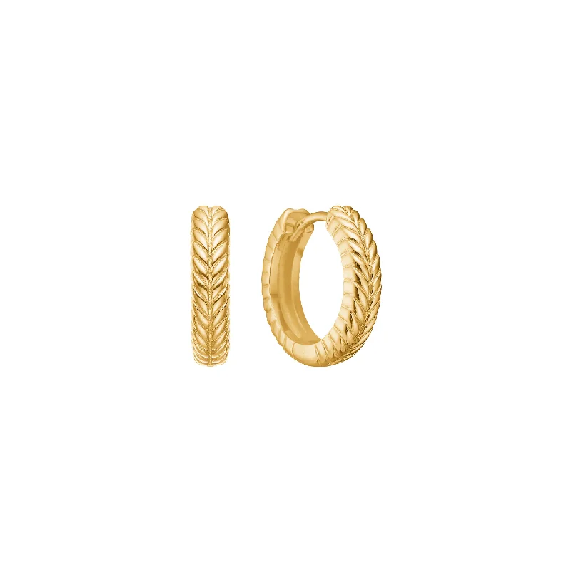 Mirage 18K Gold Plated Hoop