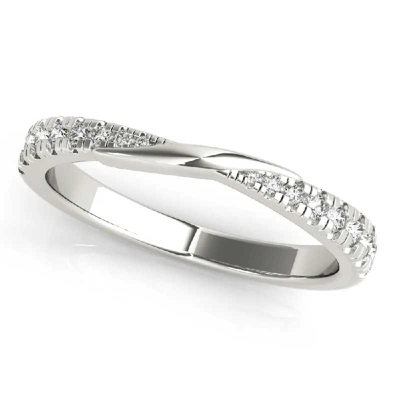 Chantelle Twist Diamond Wedding Ring