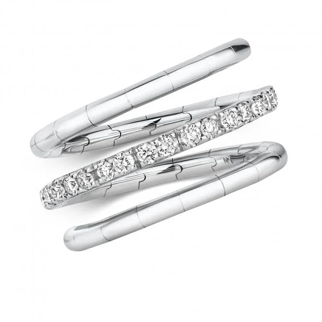 Diamond Flexi Twist Ring RDQ261W