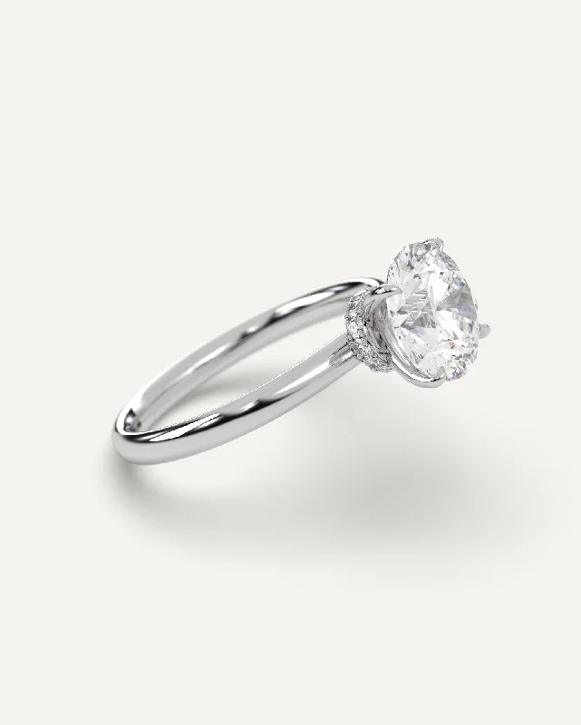 3 carat Round Cut Diamond Ring