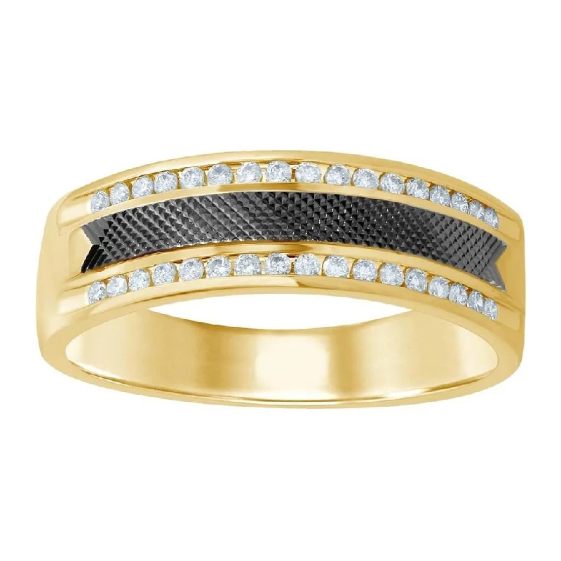 14K 0.21-0.31CT D-MENS BANDS