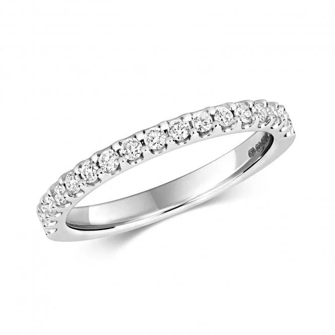 Diamond Jewellery 9ct Eternity White Gold Ring RD194W