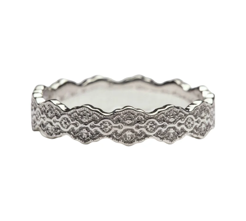 Aria Lace Wedding Ring