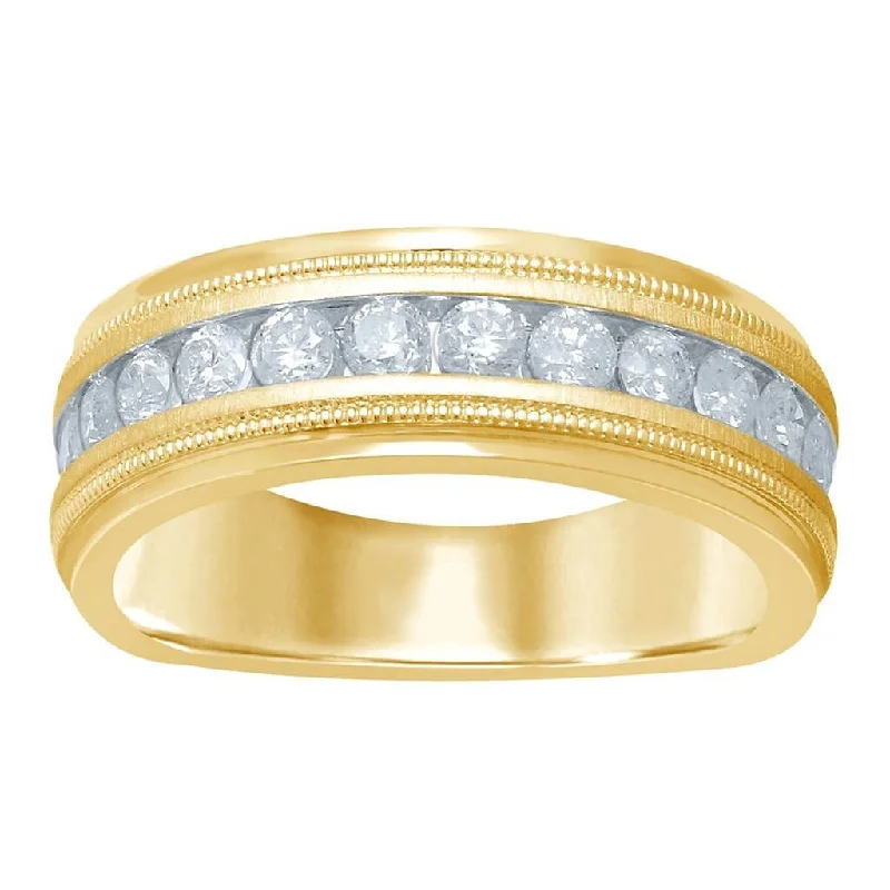 14K 0.96-1.00CT D-MENS BANDS RING