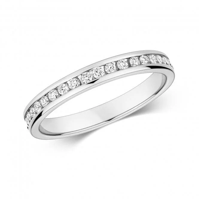 Diamond Jewellery 9k White Gold Diamond Eternity Ring RD550W