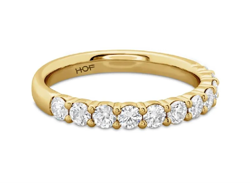 Hearts On Fire 18Ky Signature 11-Stone Diamond Band