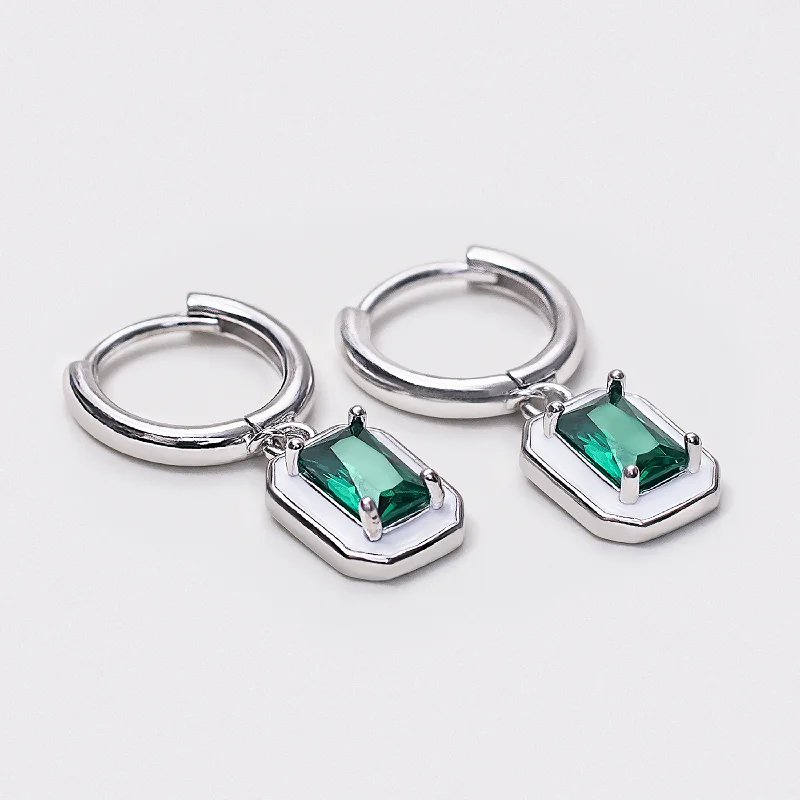 925 Sterling Silver Emerald