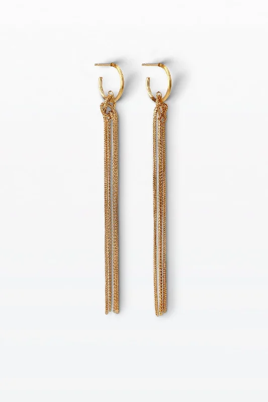 Strata 03 18K Gold Plated Earrings