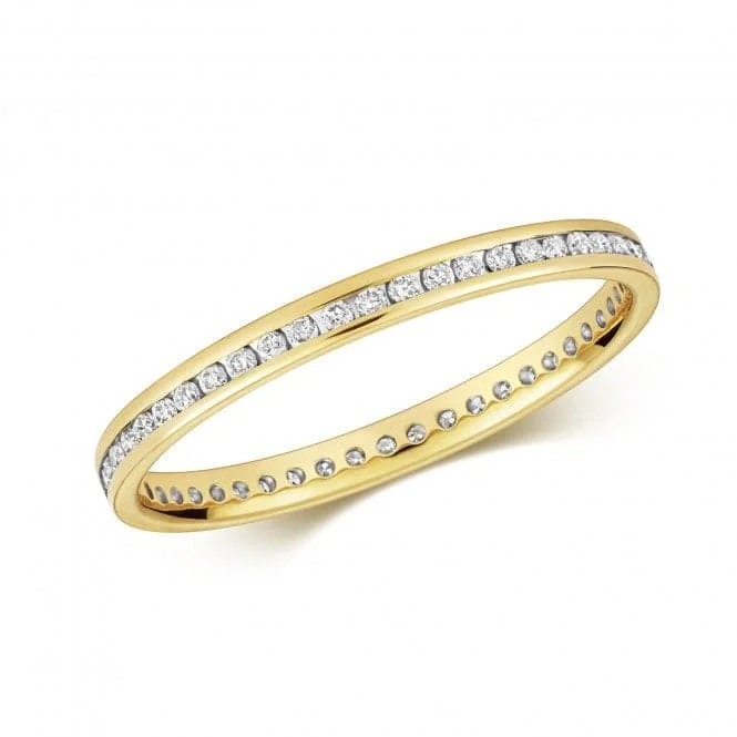 Diamond Jewellery 9ct Gold Diamond Eternity Ring RD581