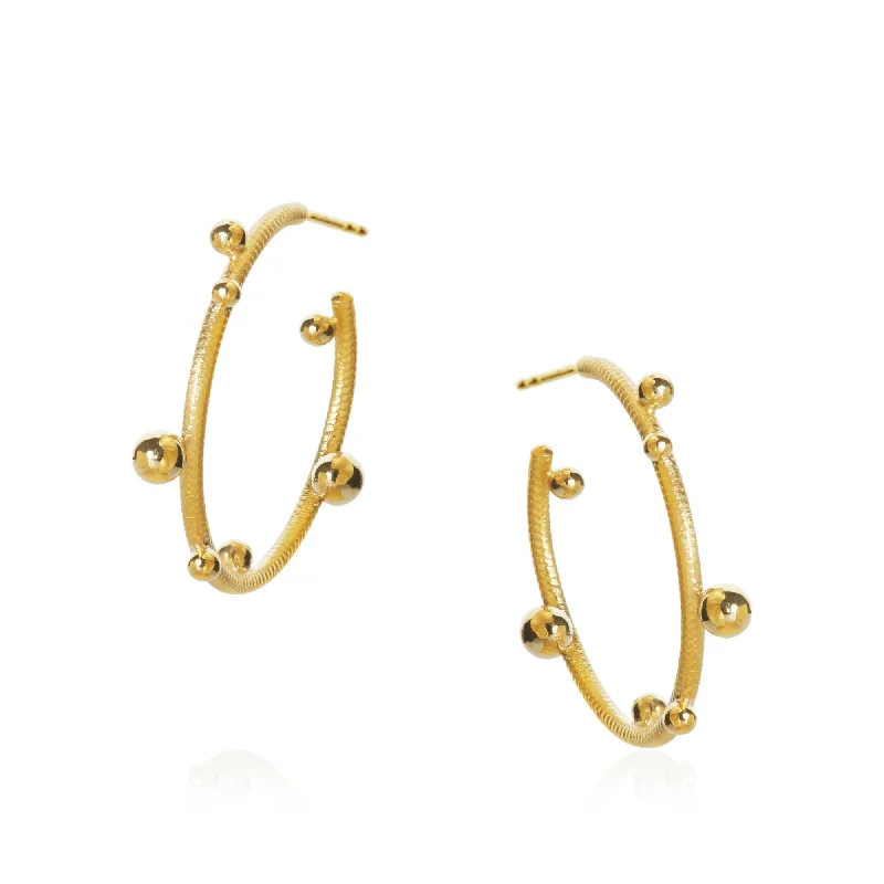 Small Delphis 18K Gold Hoops