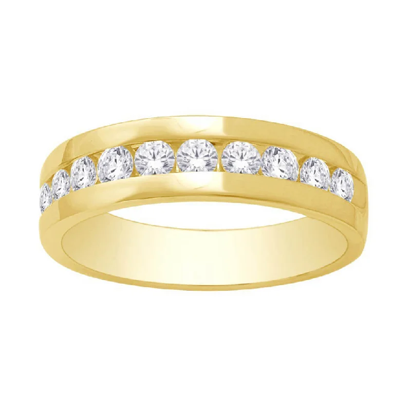 14K 0.96-1.05CT D-MENS BAND