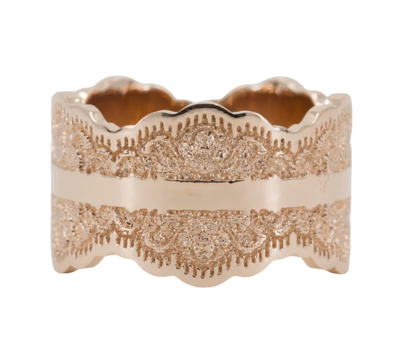 Gia Lace Wedding Ring