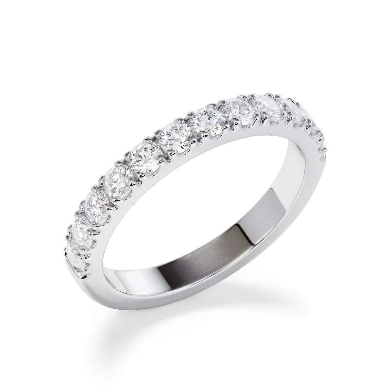 2.5mm Micro Pavé Diamond Eternity Ring