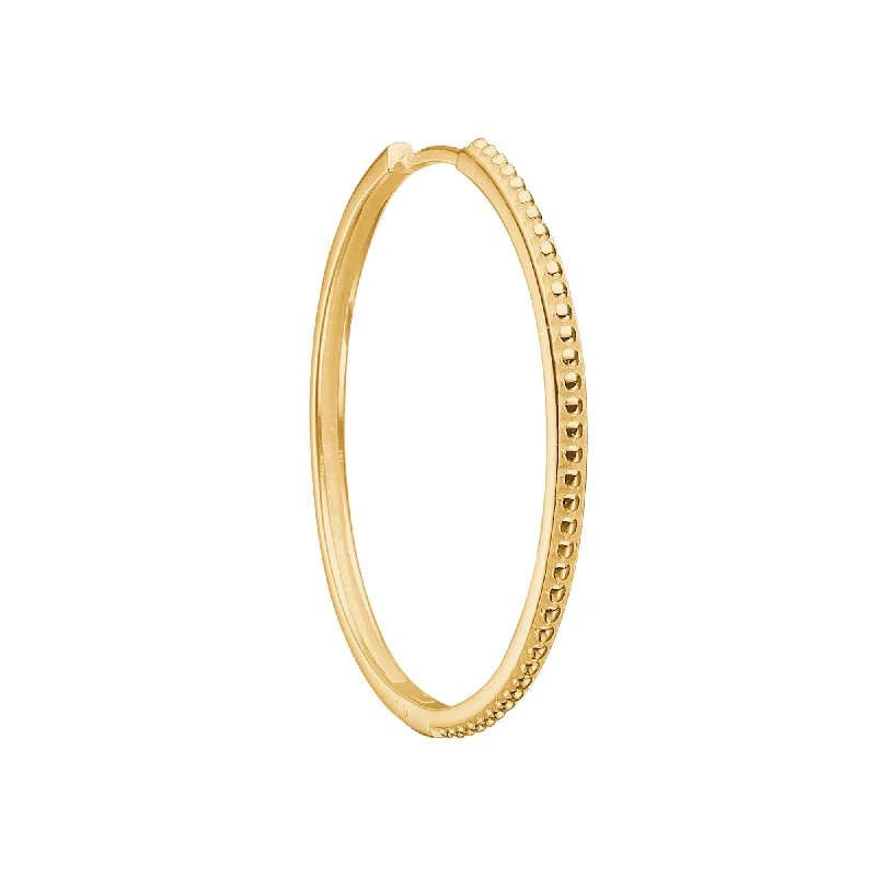 Byzantine large 18K Gold Plated Hoop