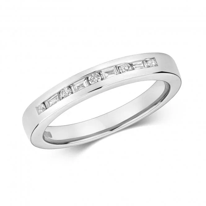 Diamond Jewellery 9ct Eternity Ring in 9K White Gold RD183W