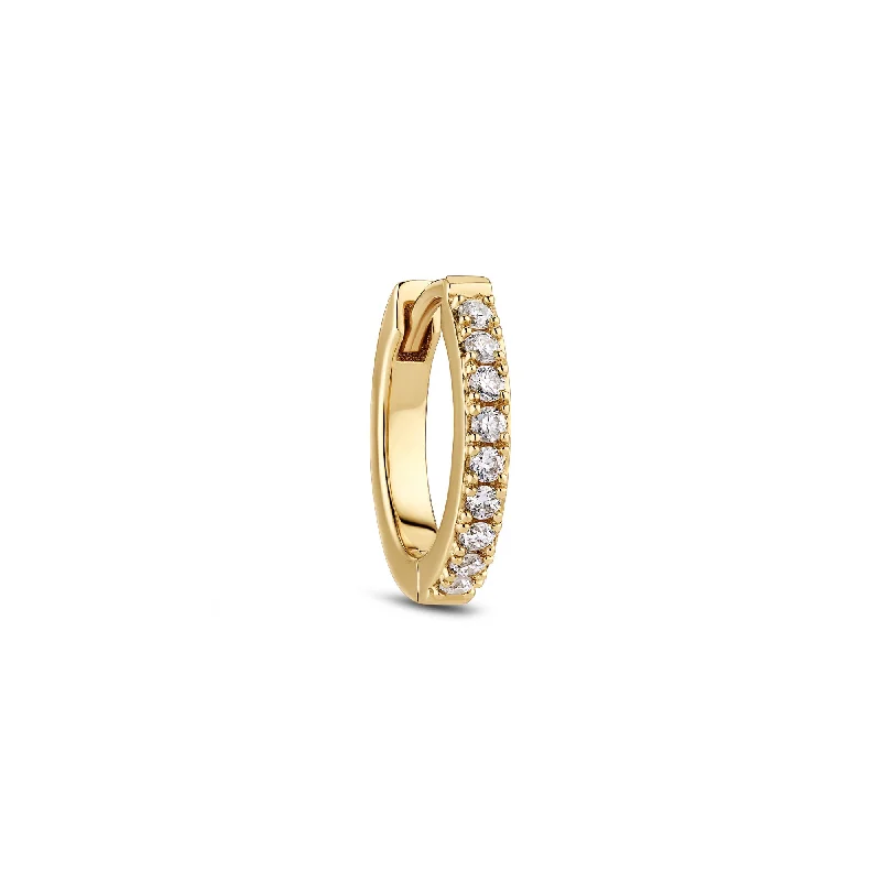 Alba Piccolo 14K Gold Huggie w. Lab-Grown Diamonds