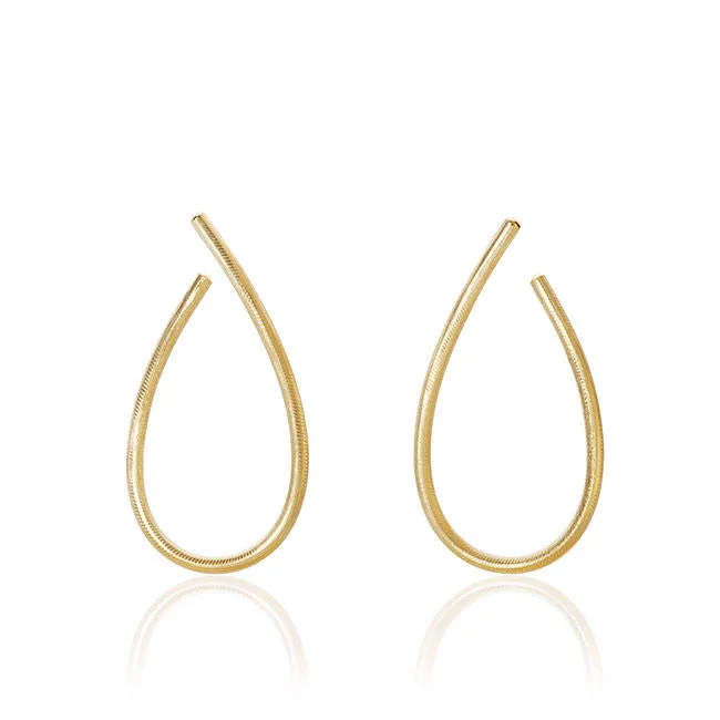 Large Kharisma 18K Gold Hoops