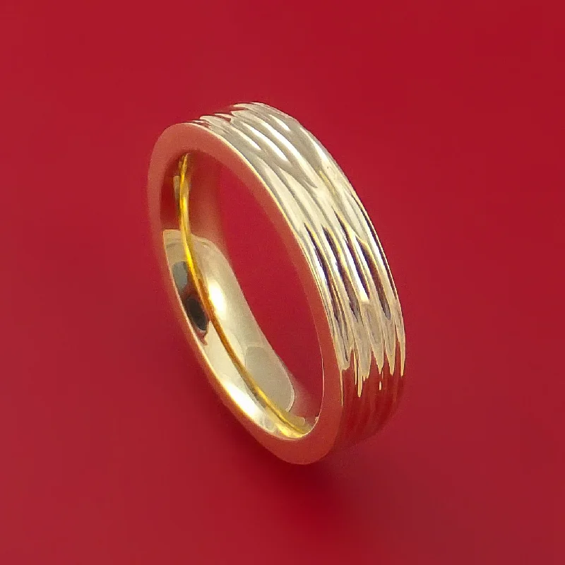 14k Yellow Gold Ring Custom Made Band