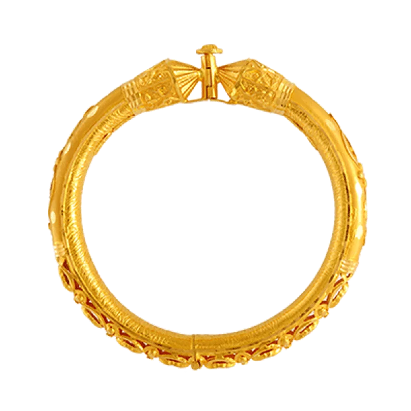 22KT Yellow Gold Bangle For Women