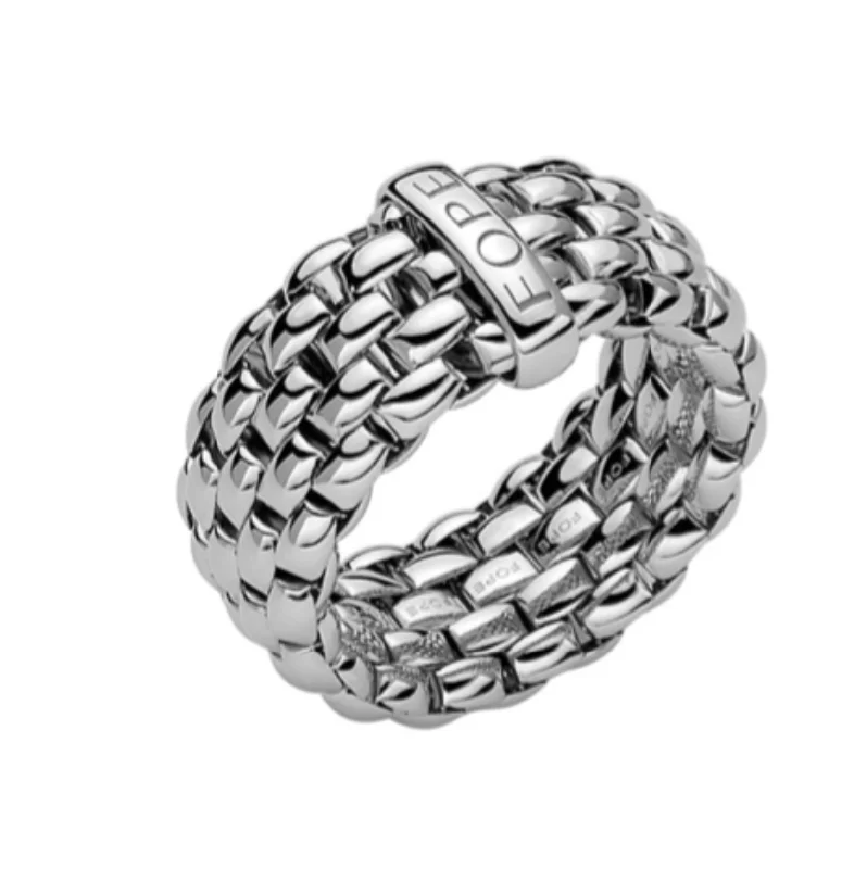 FOPE Essentials Flexi-It 18ct White Gold Ring