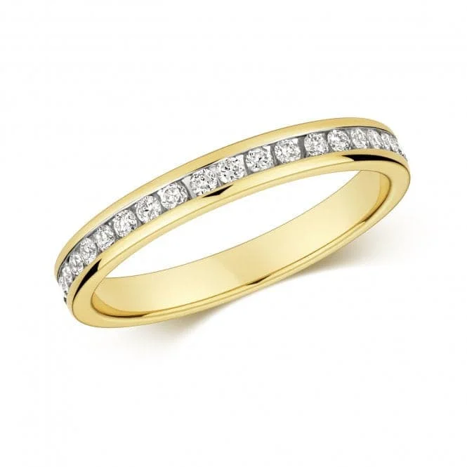 Diamond Jewellery 9k Gold Diamond Eternity Ring RD550