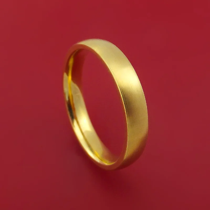 14k Yellow Gold Ring Custom Made Band