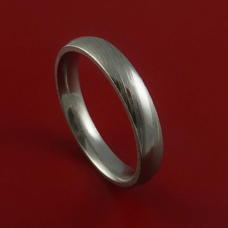 Damascus Steel Ring Custom Made Band