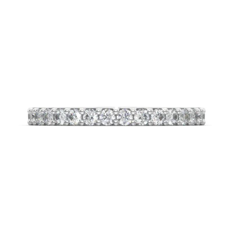 Moissanite Giliarto Full Eternity Gold Ring