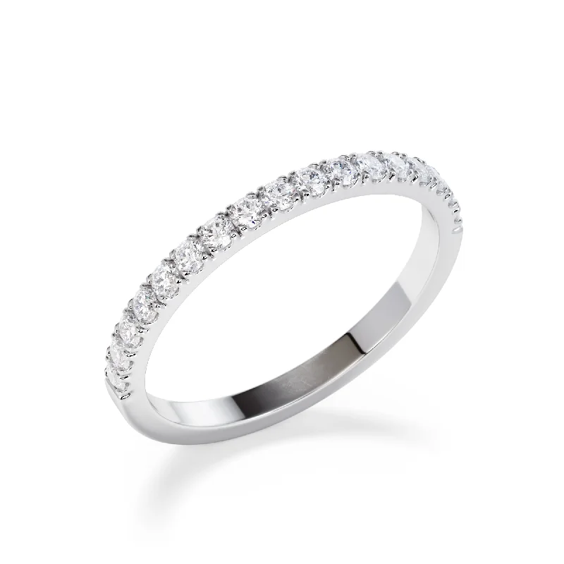 1.7mm Micro Pavé Diamond Eternity Ring