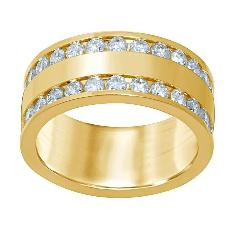 14K 1.48-1.55CT D-MENS BANDS