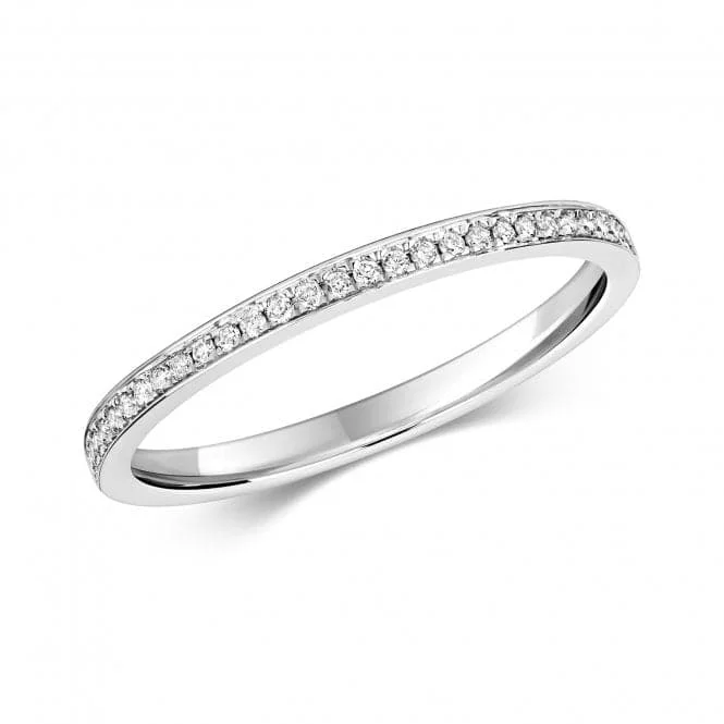 Diamond Jewellery 9ct Eternity Ring Set with 29 Diamonds RD395W