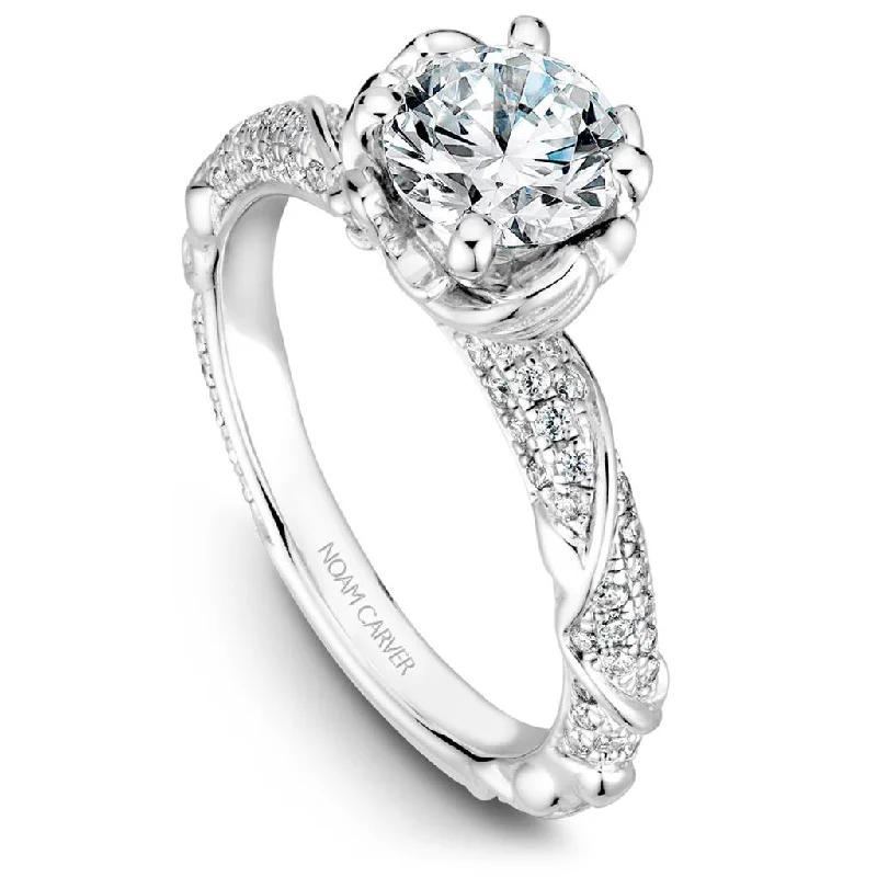 Noam Carver Floral Diamond Setting