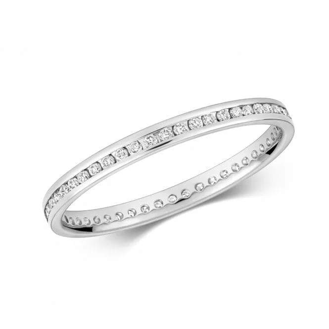 Diamond Jewellery 9ct Full Eternity White Gold Ring RD581W