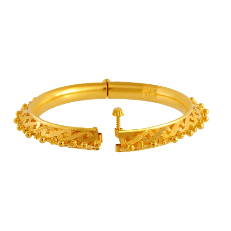 22KT Yellow Gold Bangle For Women