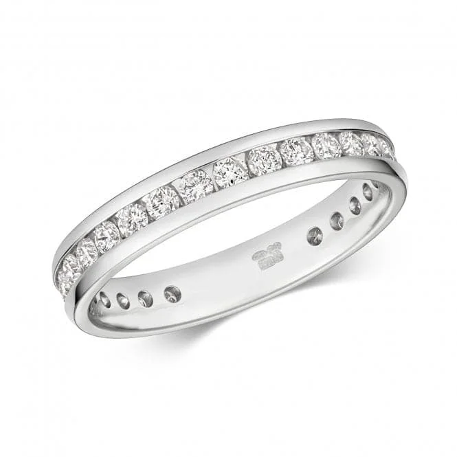 Diamond Jewellery 9k White Gold Diamond Eternity Ring RD574W