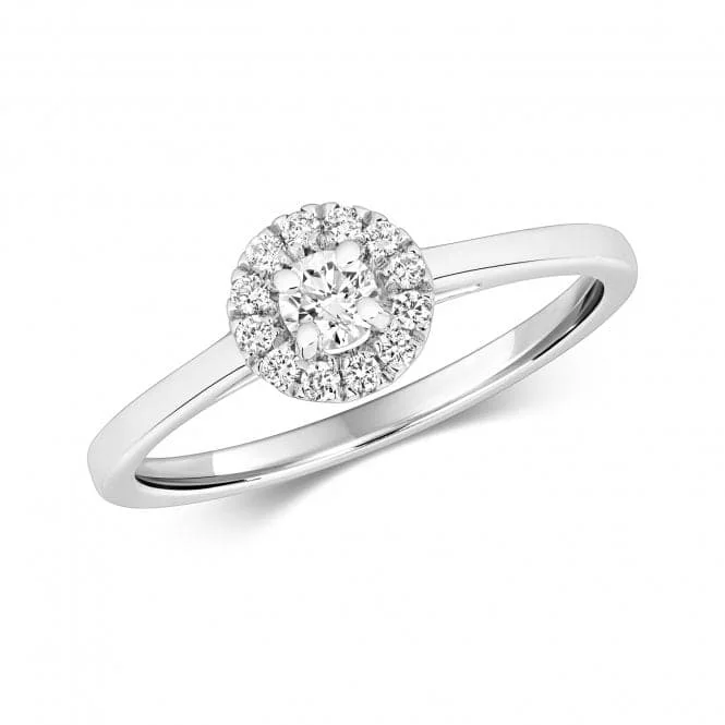 Diamond Jewellery 9ct White Gold Ring RD198W