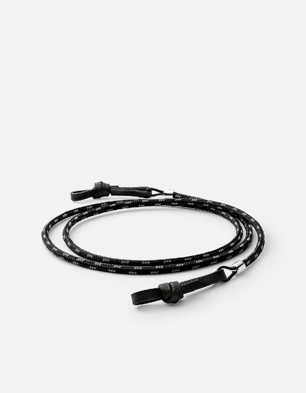 Nexus Nylon Sunglass Cord, Sterling Silver