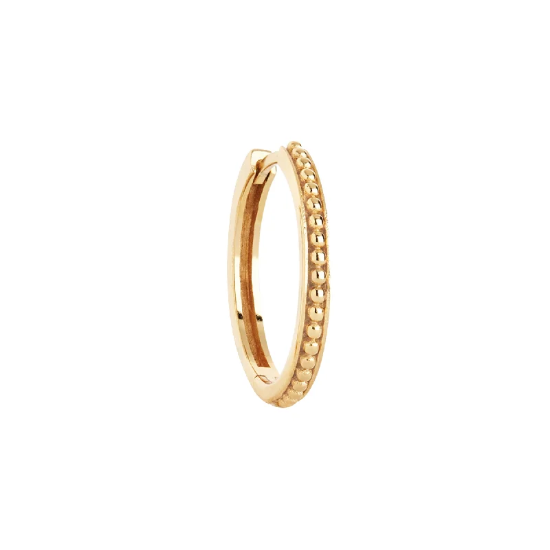 Byzantine medium 18K Gold Plated Hoop