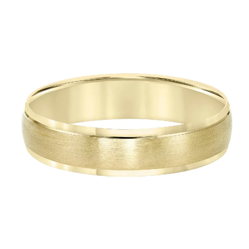 7MM Satin Finish Wedding Ring in 10KT Gold.