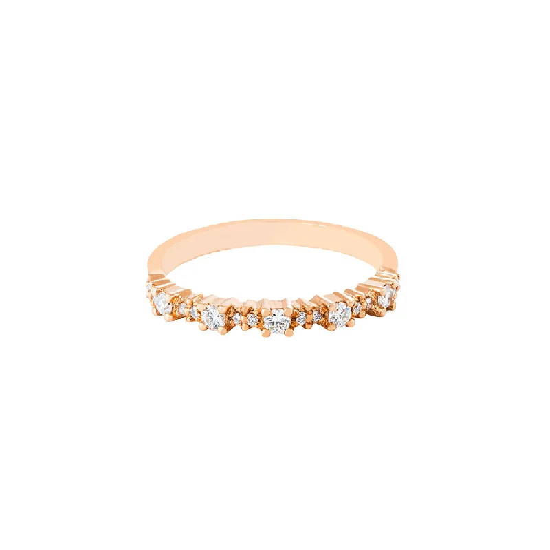 Blair's 18K Rosegold Ring w. Diamonds