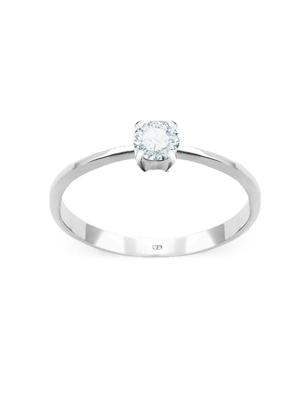 Your Way N°22 18K White Gold Ring w. Diamond