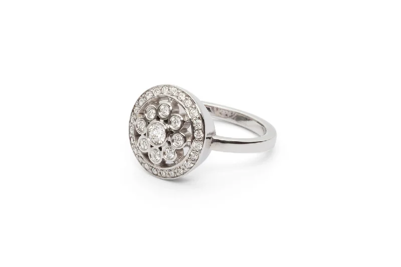 La Fenice 18K Whitegold Ring w. Diamond