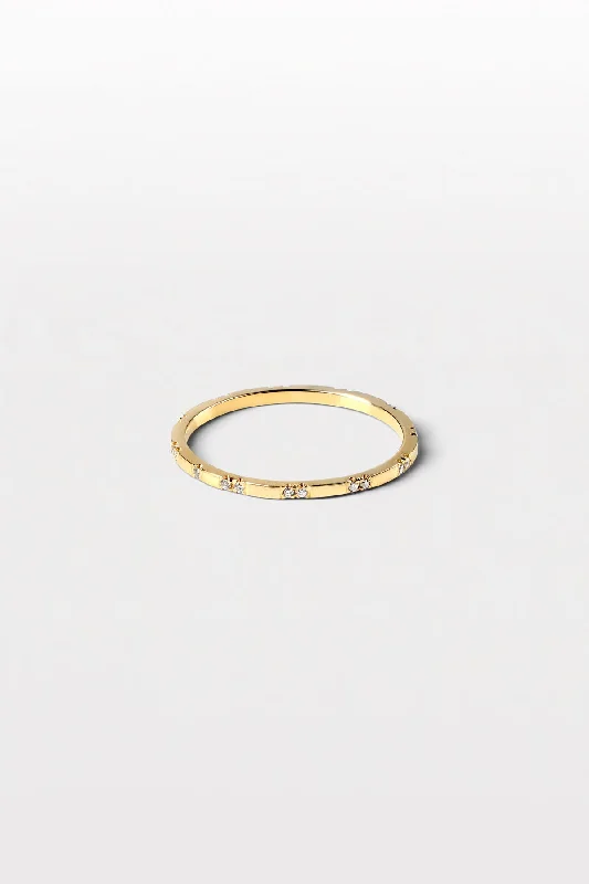 Anthology 02 18K Gold Ring w. Diamond