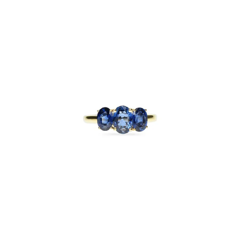 Sapphire Trilogy Ring