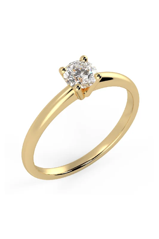 The Only One 0.70ct 18K Gold Ring w. Lab-Grown Diamond