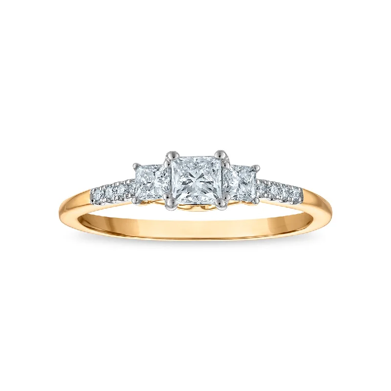 Signature EcoLove 1/2 CTW Lab Grown Diamond Ring in 14KT Yellow Gold