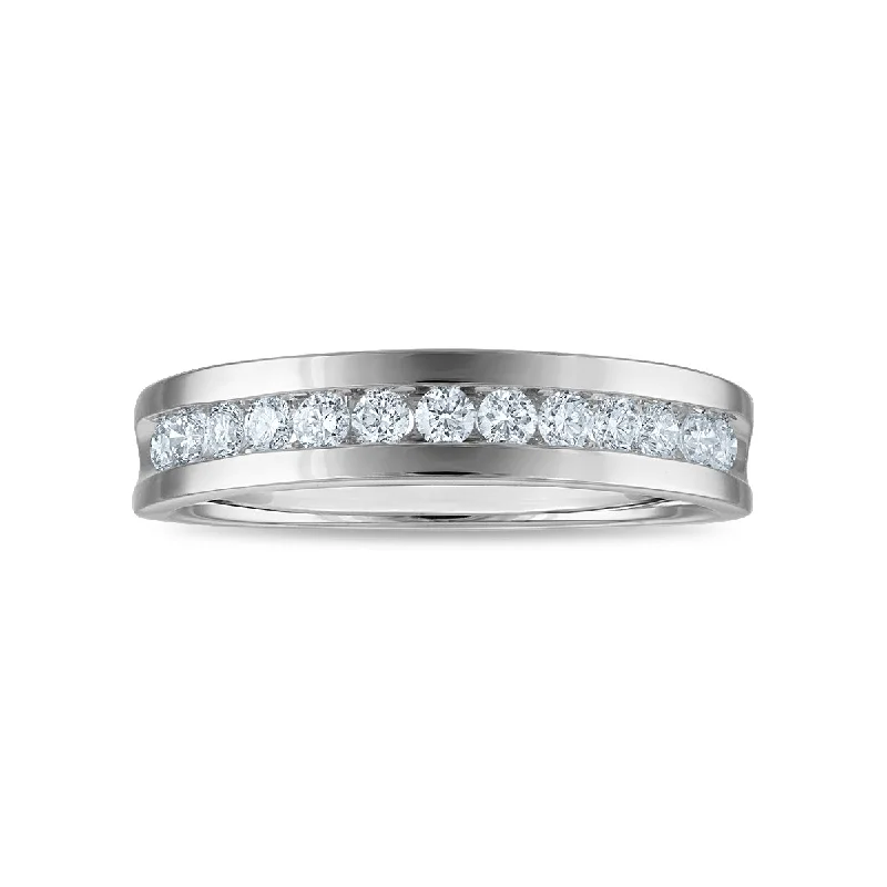 Signature EcoLove 1/2 CTW Lab Grown Diamond Wedding Ring in 14KT White Gold