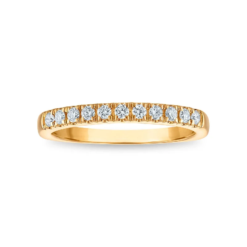 Signature EcoLove 1/4 CTW Lab Grown Diamond Anniversary Ring in 14KT Yellow Gold