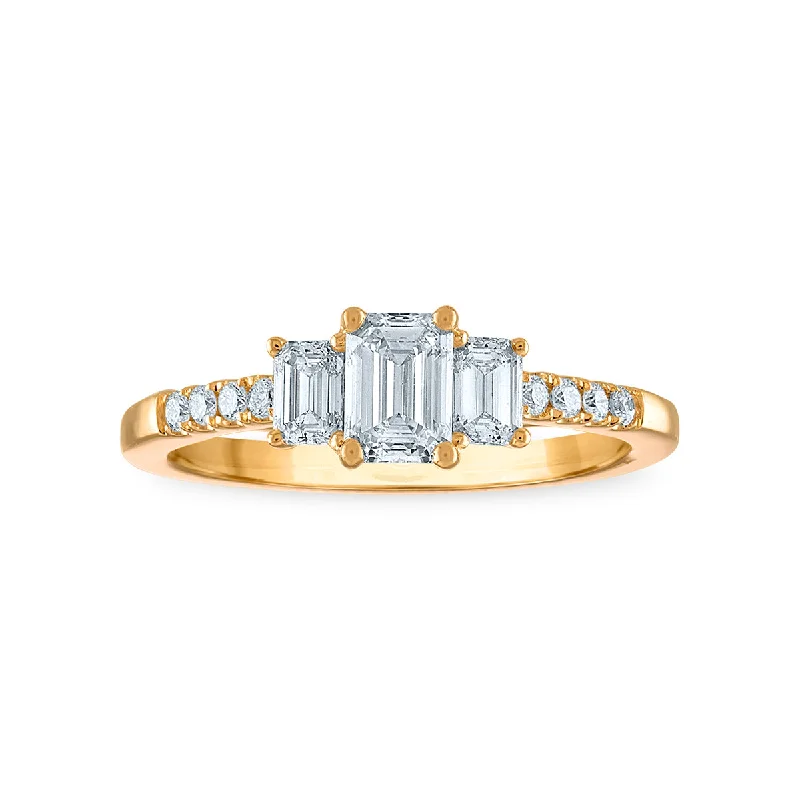 Signature EcoLove 1 CTW Lab Grown Diamond Ring in 14KT Gold