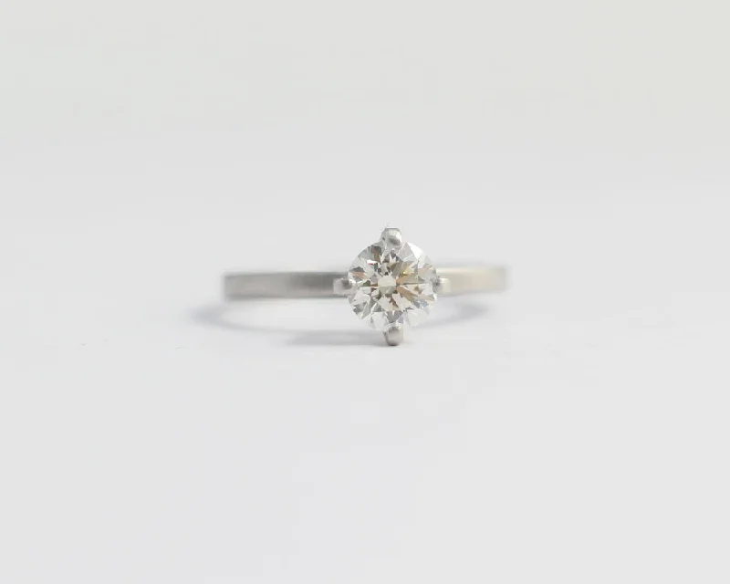 Solitaire Diamond Engagement Ring with 4 Claw set Ethical Diamond